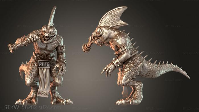 Knight Skink Hunter with Blowpipe