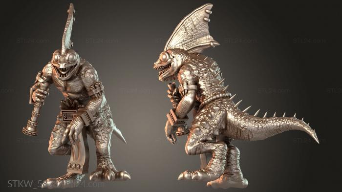 Knight Skink Hunter with Blowpipe Scout