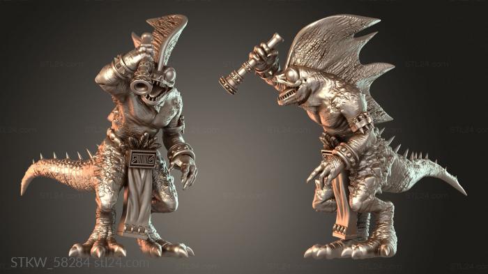 Knight Skink Hunter with Blowpipe Agile