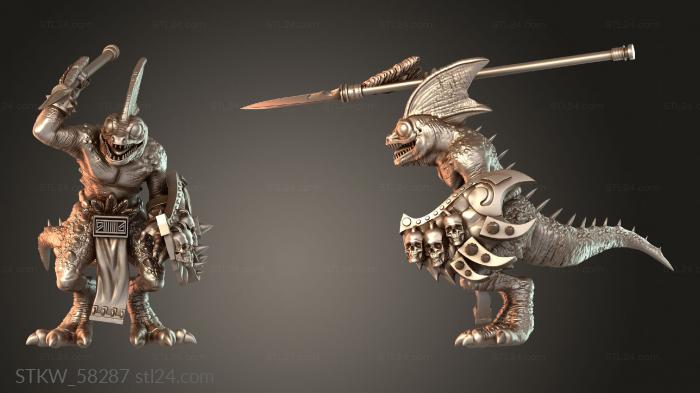 Knight Skink Hunter with Spear Enclave