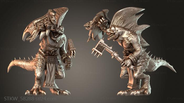 Knight Skink Hunter with Sword