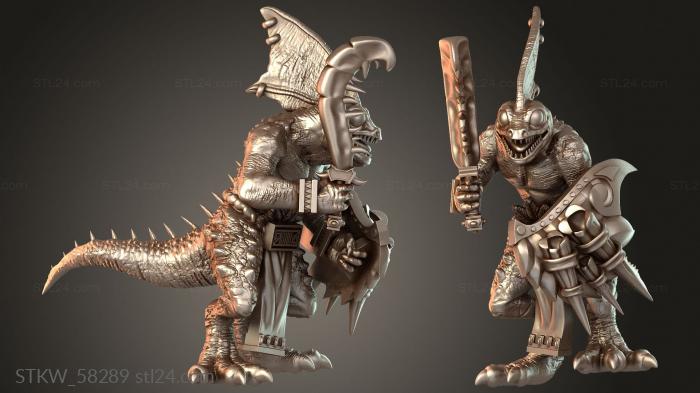 Knight Skink Hunter with Sword Noble
