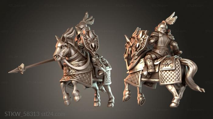 Knights Closed Helmet Lance Defender