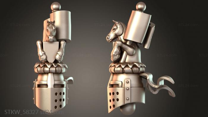 Knights Knight Helmeted Vanguard