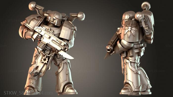 Knights squad Bolter