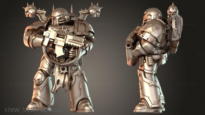 Knights squad Bolter assault