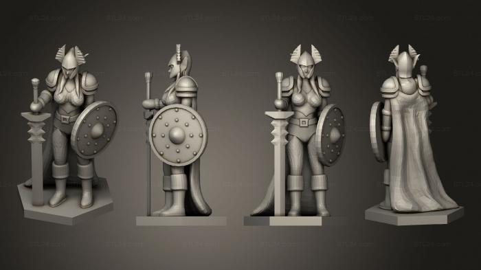 Military figurines (Elf Paladin 2, STKW_5836) 3D models for cnc