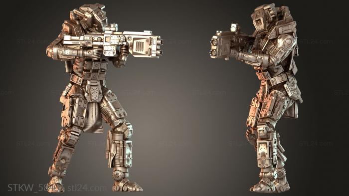 Koloss Assault Rifle operator