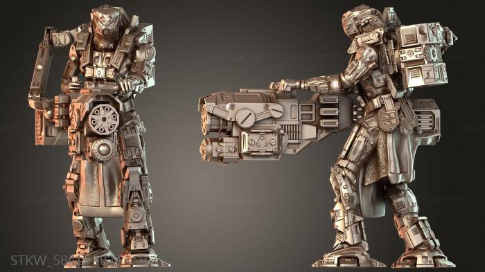Koloss Heavy Chain Gun rampart