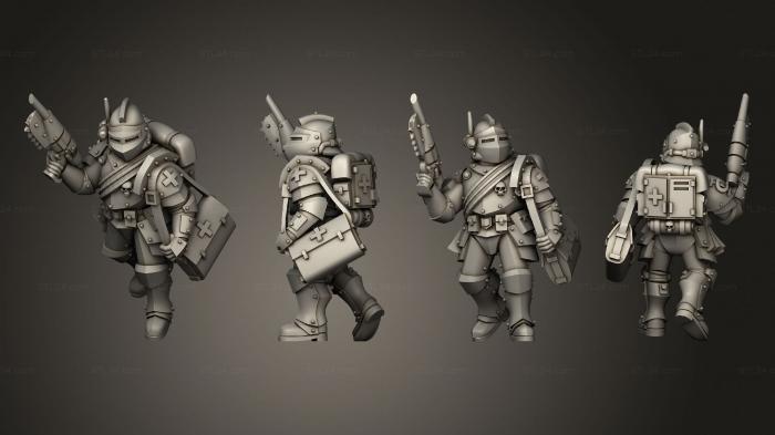 Military figurines (Elite Medic, STKW_5864) 3D models for cnc