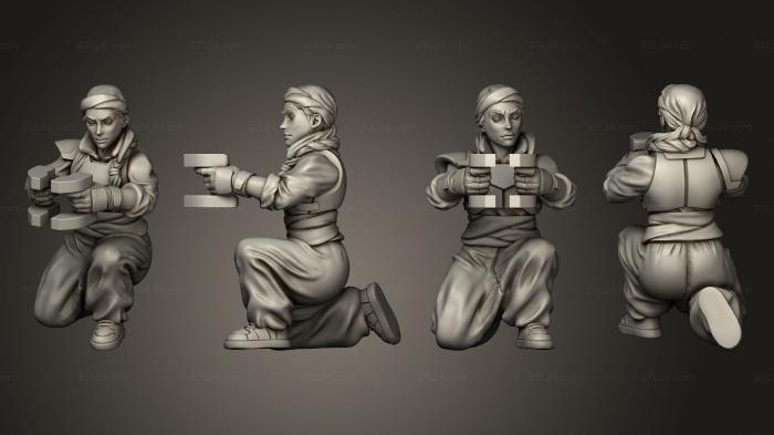 Military figurines (Emperor Heavy Weapons Soldier 003, STKW_5902) 3D models for cnc