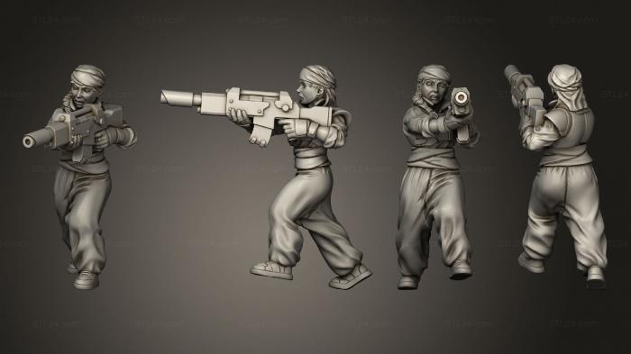 Military figurines (Emperor Laser Rifle Trooper 002, STKW_5906) 3D models for cnc