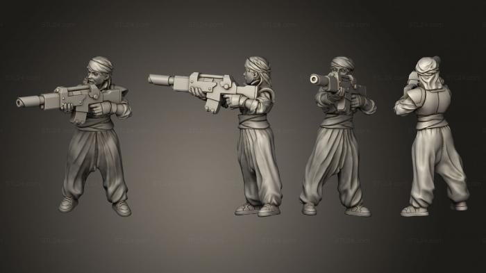 Military figurines (Emperor Laser Rifle Trooper 003, STKW_5907) 3D models for cnc