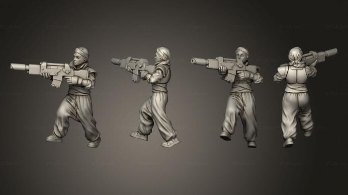 Military figurines (Emperor Laser Rifle Trooper 005, STKW_5909) 3D models for cnc