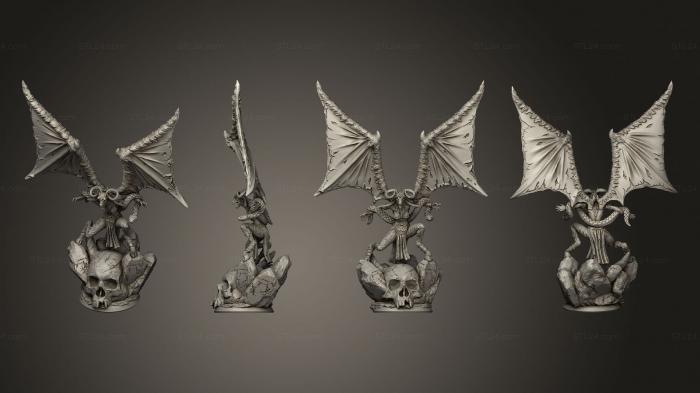 Military figurines (Enemy Sabbatic Goat 02 50 mm, STKW_5929) 3D models for cnc