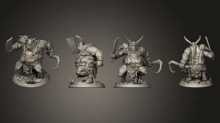Military figurines (Enemy The Butcher 02 50 mm, STKW_5935) 3D models for cnc