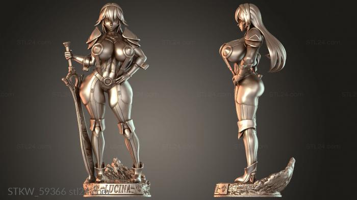 Military (Люцина Люси Луминара, STKW_59366) 3D модель для ЧПУ станка