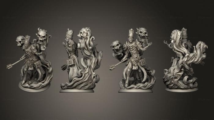 Military figurines (Enemy Undead Priest, STKW_5937) 3D models for cnc