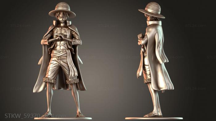 Luffy con abrigo