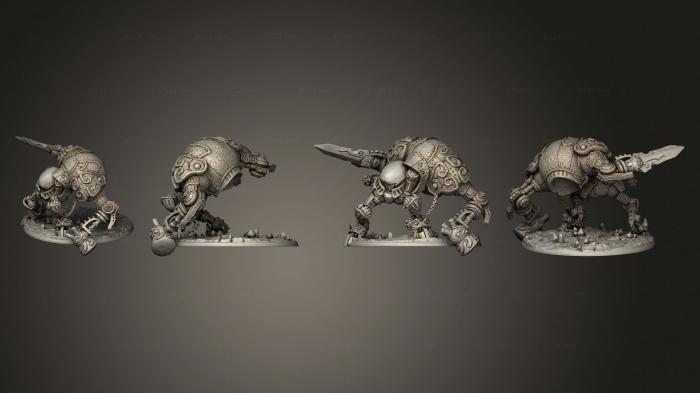 Military figurines (Epic Boss Thorium Wargolem, STKW_5950) 3D models for cnc