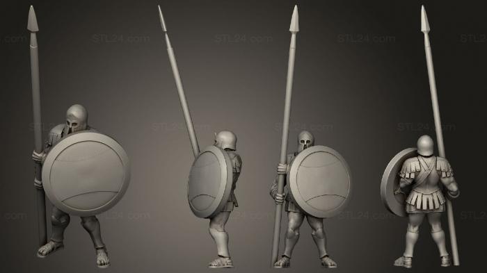 Military figurines (Erosianlongspears Pose 3, STKW_5978) 3D models for cnc
