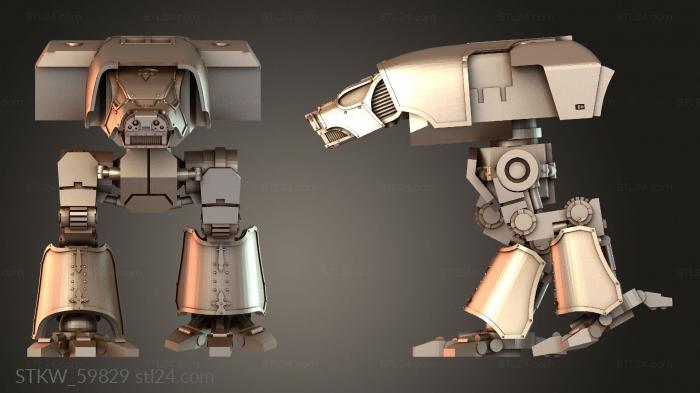 Модель Mars Warhound Scout Titan