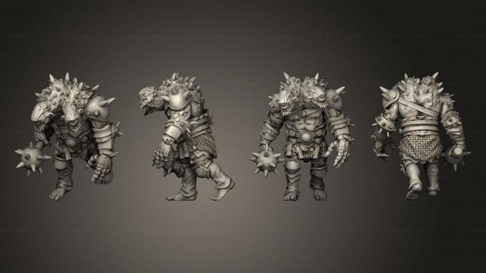 Military figurines (Ettin Beast Large, STKW_5989) 3D models for cnc