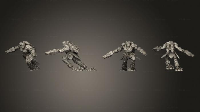 Military figurines (Exo Armored, STKW_6013) 3D models for cnc