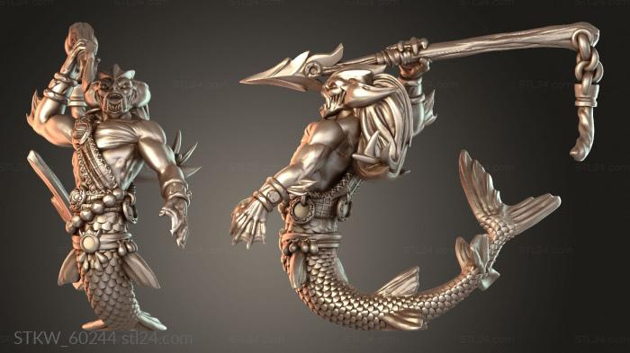 Merman Warrior Attack