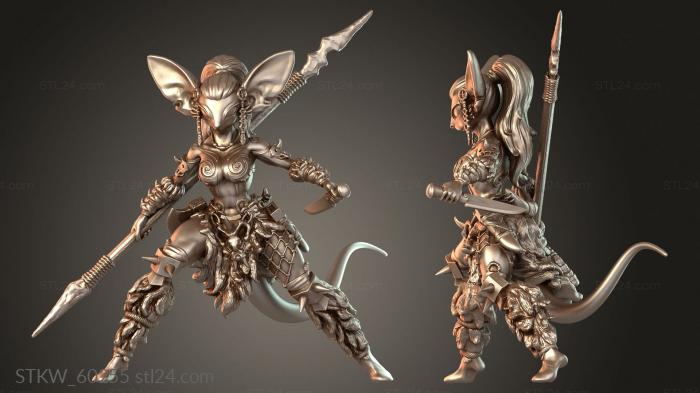 Mice Folk Female Spear