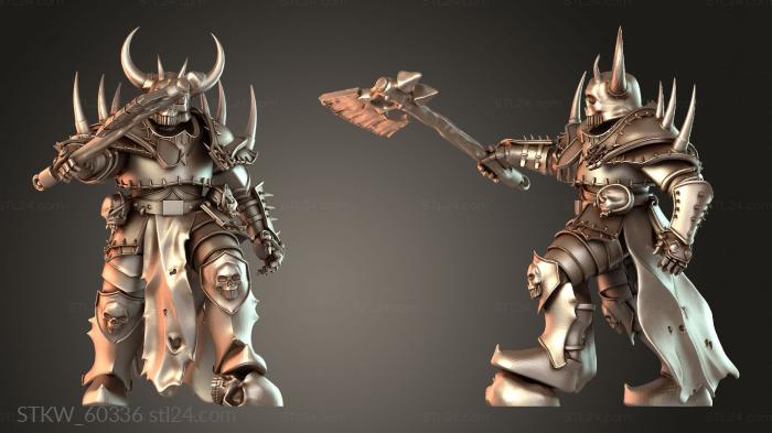 Military figurines (Minis fantasy, STKW_60336) 3D models for cnc