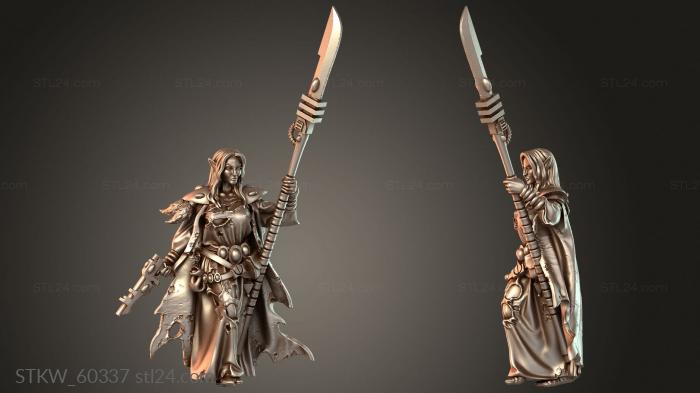 Military figurines (Minis Farseer, STKW_60337) 3D models for cnc