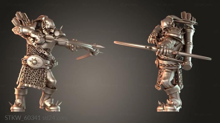Minis Orc Heavy Sentry Squad Archer precise