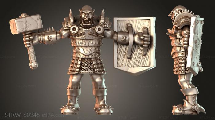 Minis Orc Heavy Sentry Squad Warrior warlike