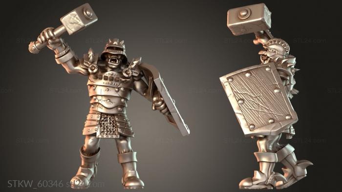 Minis Orc Heavy Sentry Squad Warrior youthful