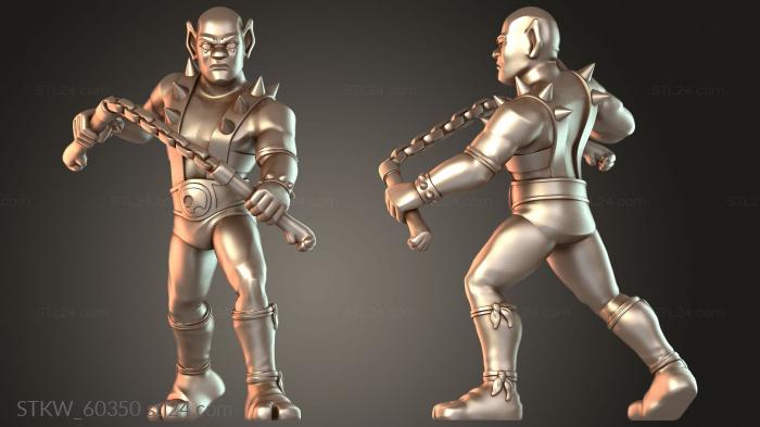 Military figurines (Minis Thunder Cats radiant, STKW_60350) 3D models for cnc