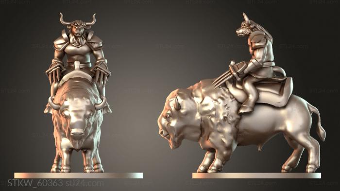 Minotaur Fighter on Buffalo