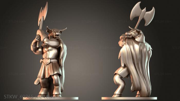 Minotaur Male Barbarian
