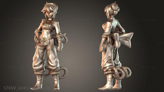 Monk Female Character heroic