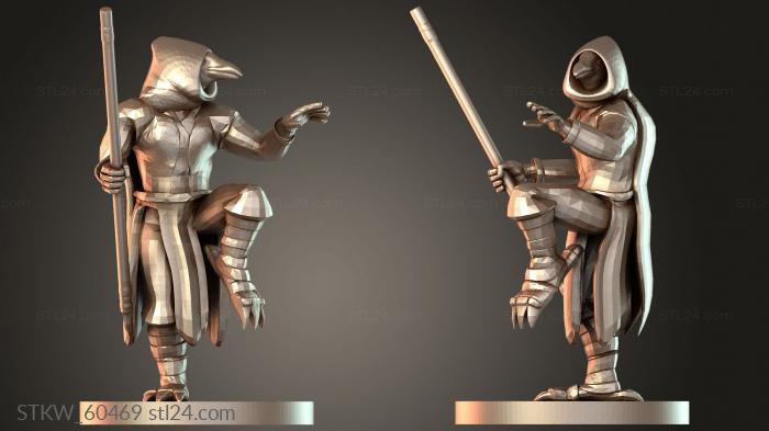 Monk Kenku with Staff