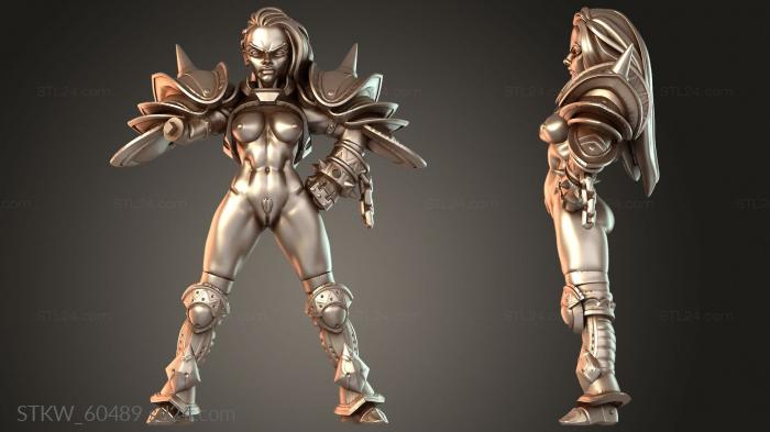 Military figurines (Monster Hunter Oda NSFW, STKW_60489) 3D models for cnc