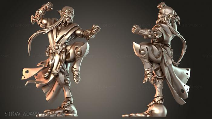 Military figurines (Monsters Mortal Enemies Psionbonded C, STKW_60499) 3D models for cnc