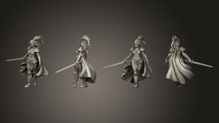 Military figurines (Falcon Knight Bloodlust, STKW_6051) 3D models for cnc