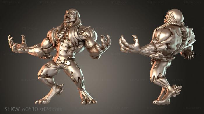 Military figurines (Moon Bruce, STKW_60510) 3D models for cnc
