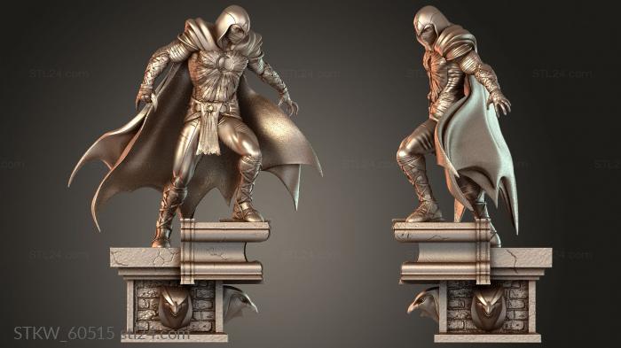 Moon Knight mesh marked