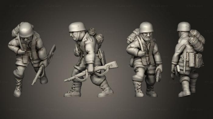 Military figurines (fall schirm jager 03, STKW_6055) 3D models for cnc