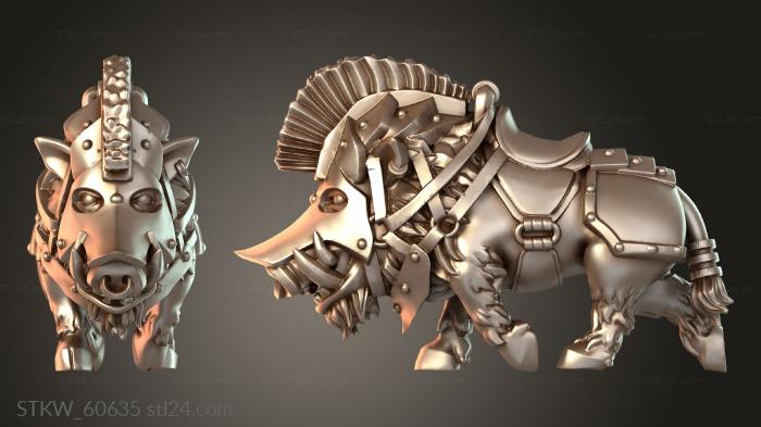 Mounted Dwarf Boar juggernaut