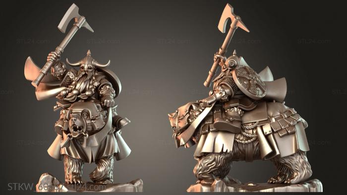 MOUNTED HEAVY DWARFS BEAR