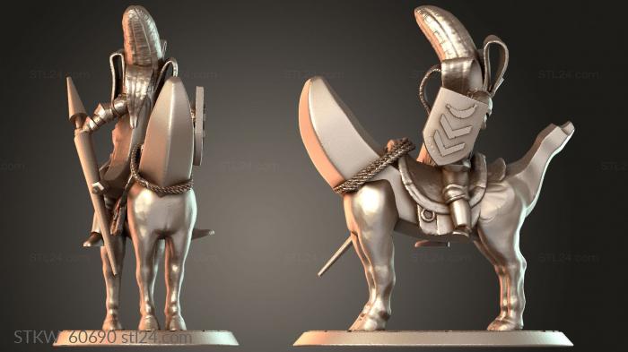 Mounted horse bananas rampage