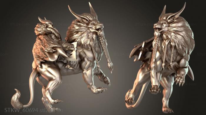 Mounted Lion Warrior Leader